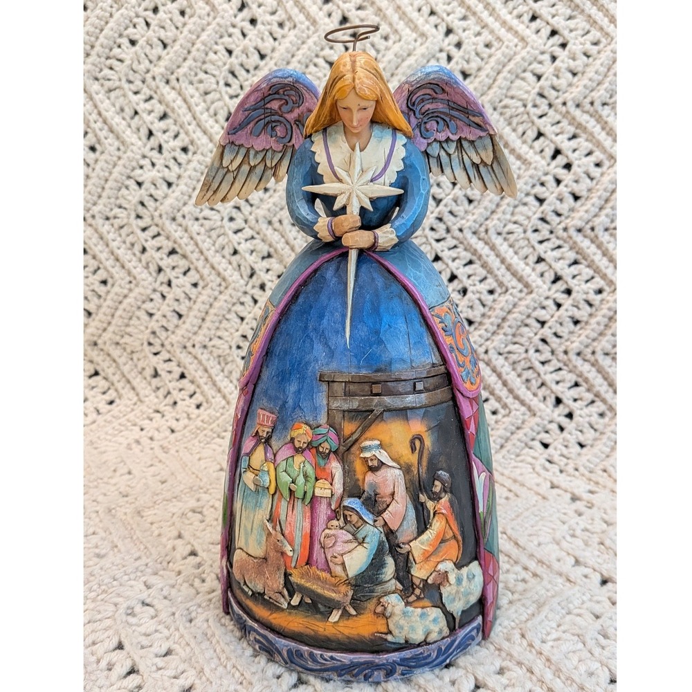 Jim Shore Heartwood Creek Angel A Star Shall Guide Us Nativity Figurine 4003273